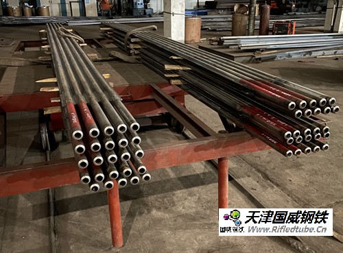 水冷壁管排|兩排帶鰭片Φ38×7.3mm 節(jié)距53mm 材質(zhì)：15CrMoG